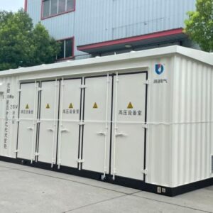 YB European-type box substation in an outdoor project installation