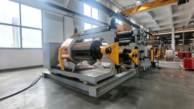 Coil winding workshop at Yuantong Electric
