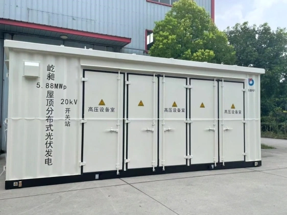 YBM box-type substations for the Yichang 5.88 MWp rooftop PV project