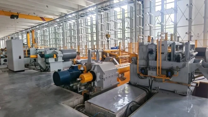 Automated production line inside the Yuantong Electric intelligent transformer factory